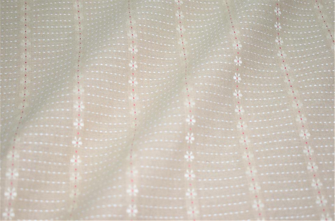 Beige Printed 100% Cotton, Merboys Design Clearance Stock