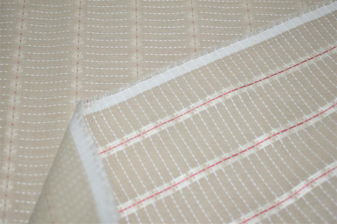 Beige Printed 100% Cotton, Merboys Design Clearance Stock