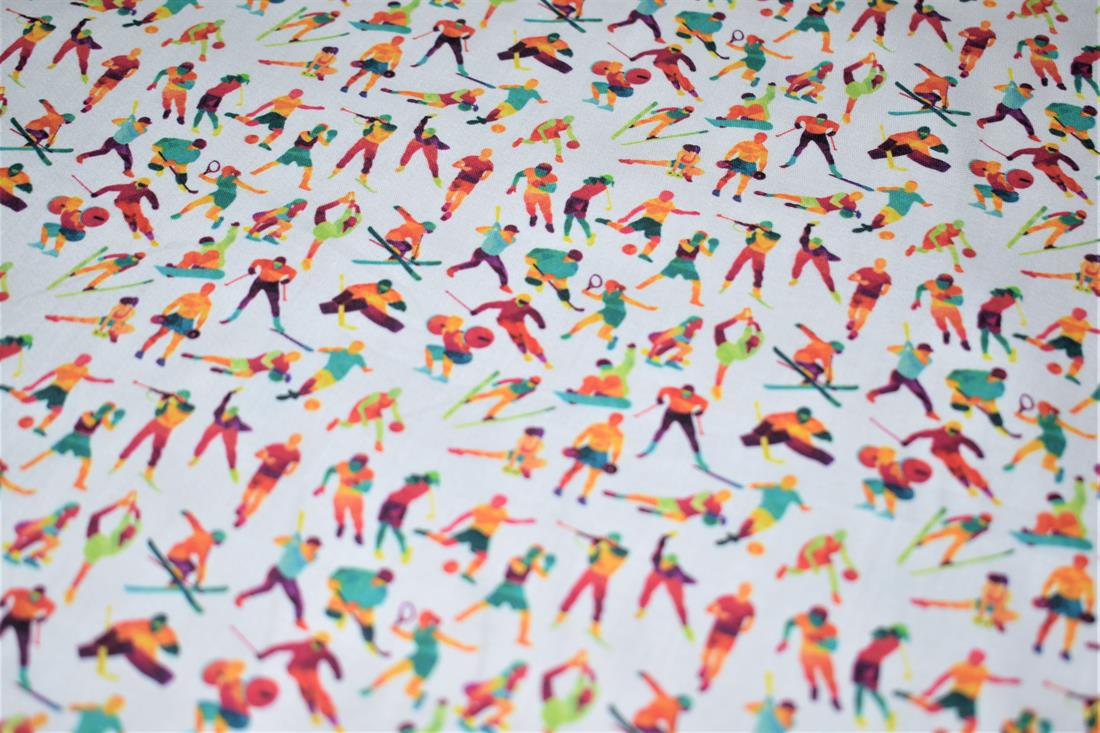White Printed 100% Cotton Clearance