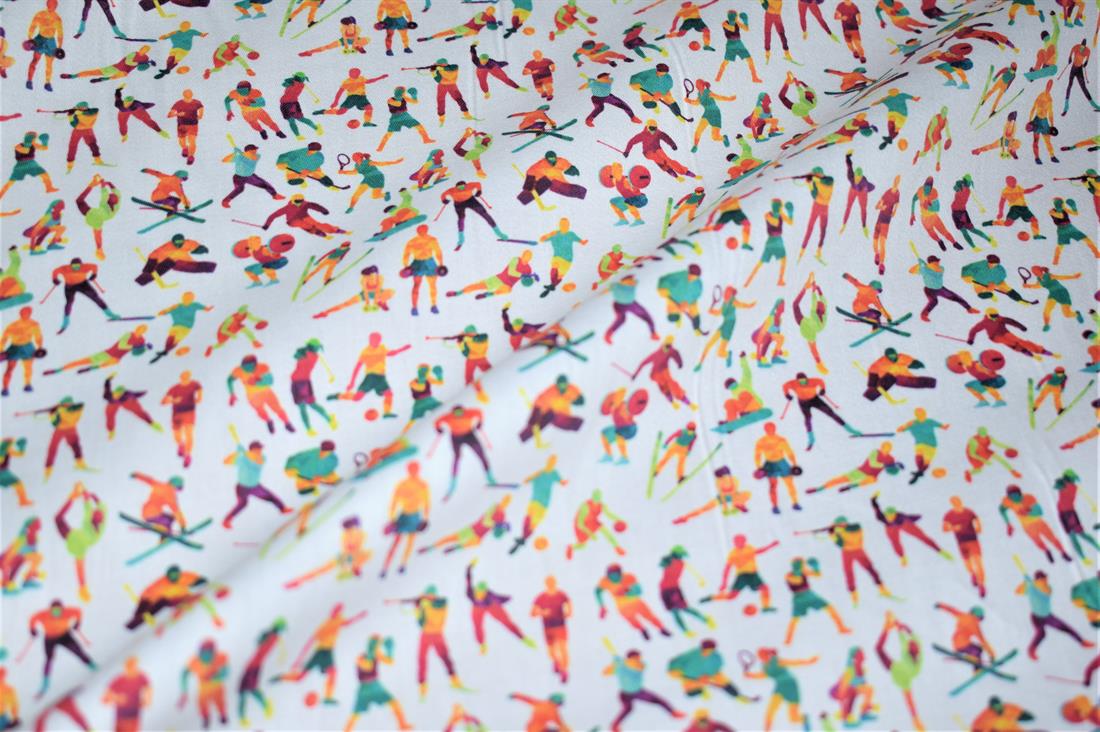 White Printed 100% Cotton Clearance