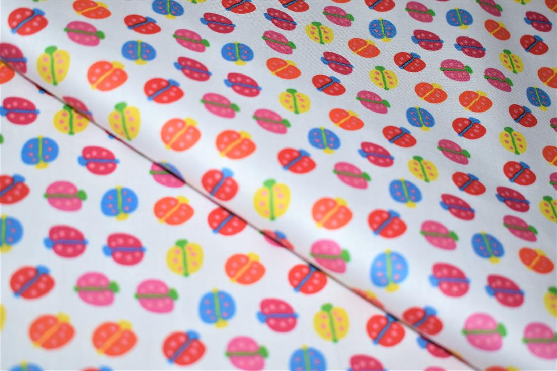 White Printed 100% Cotton Clearance