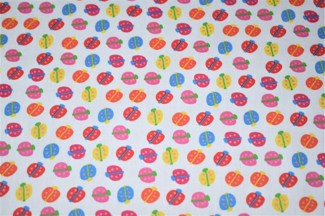 White Printed 100% Cotton Clearance