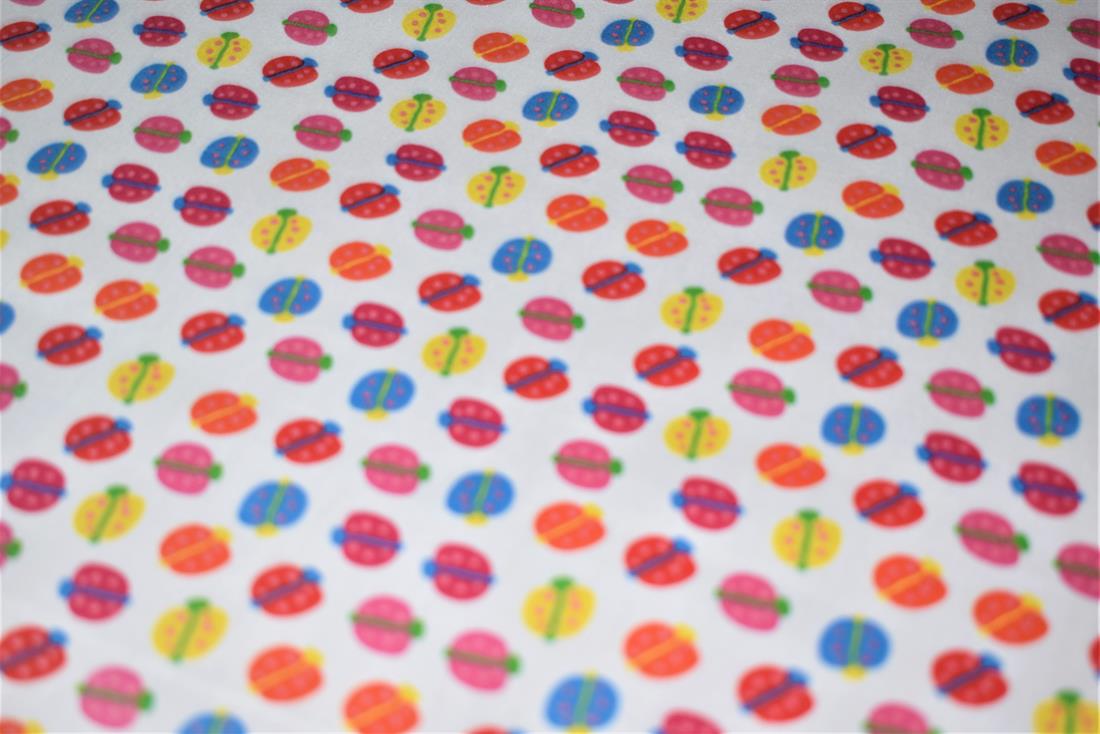 White Printed 100% Cotton Clearance