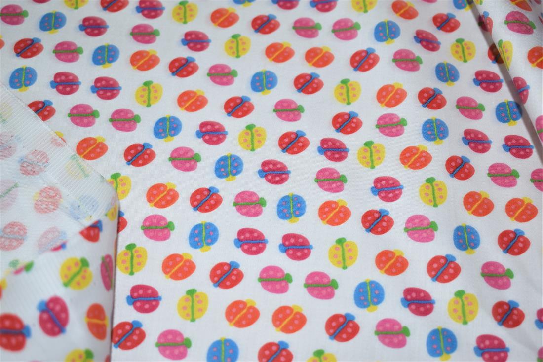 White Printed 100% Cotton Clearance