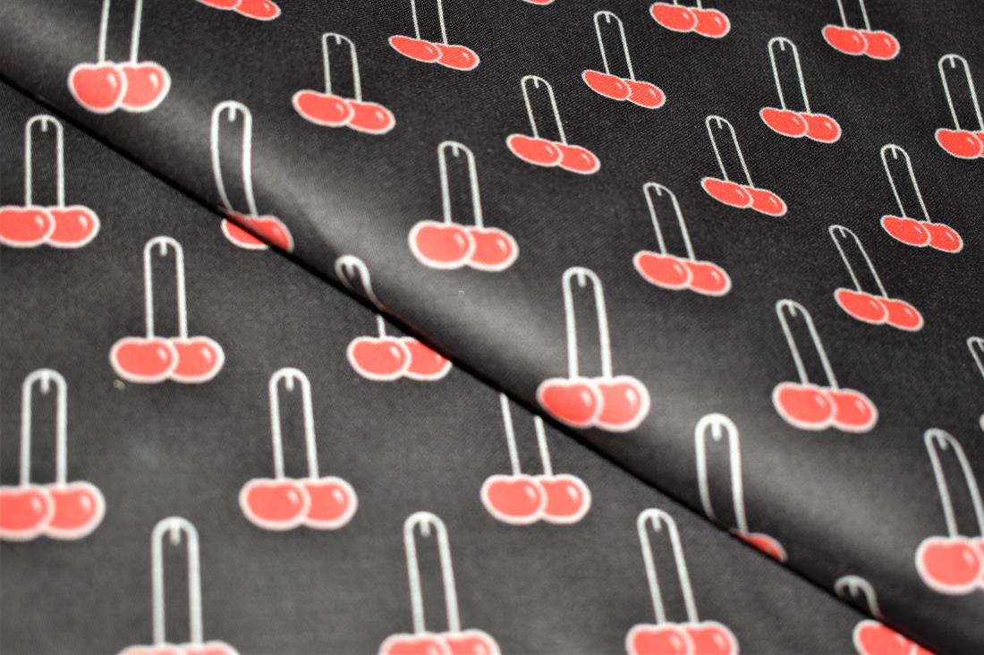 Black Printed 100% Cotton Clearance