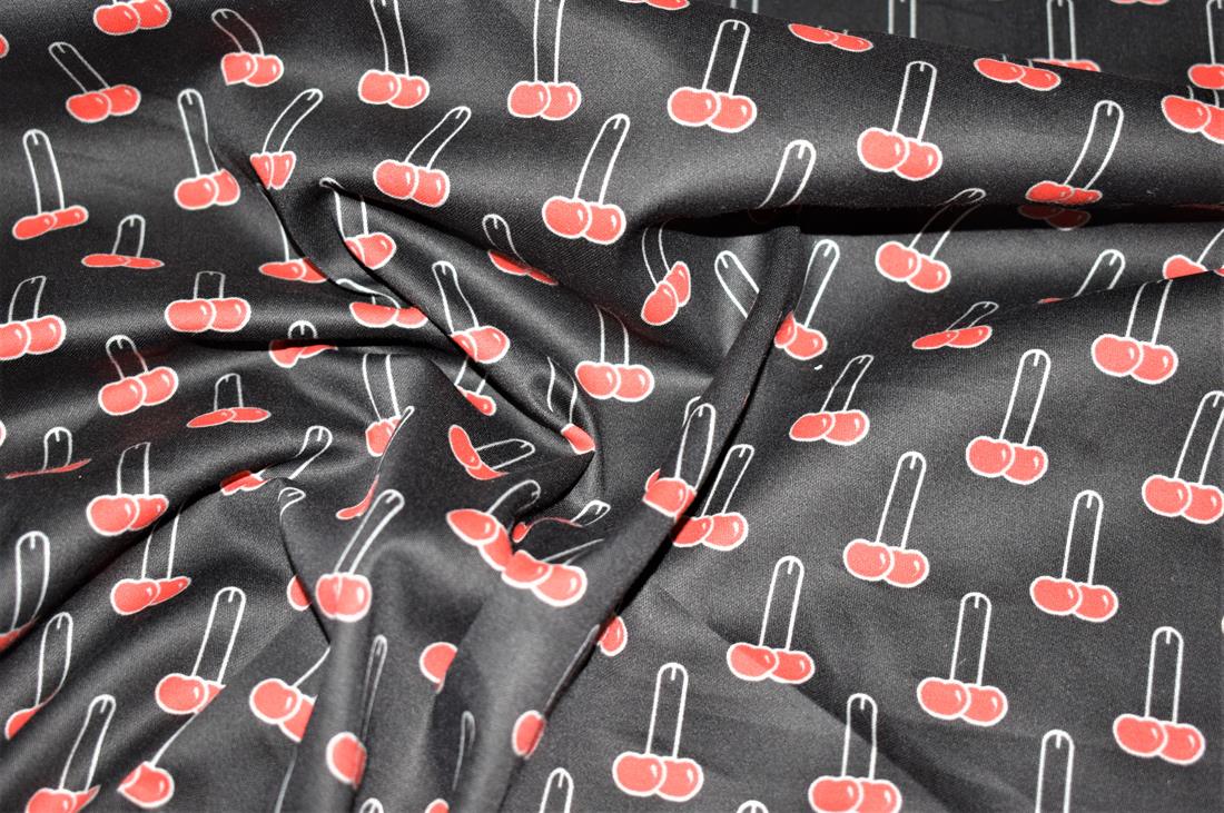 Black Printed 100% Cotton Clearance