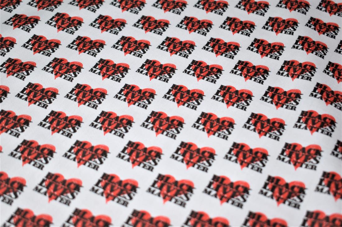 White Printed 100% Cotton Clearance