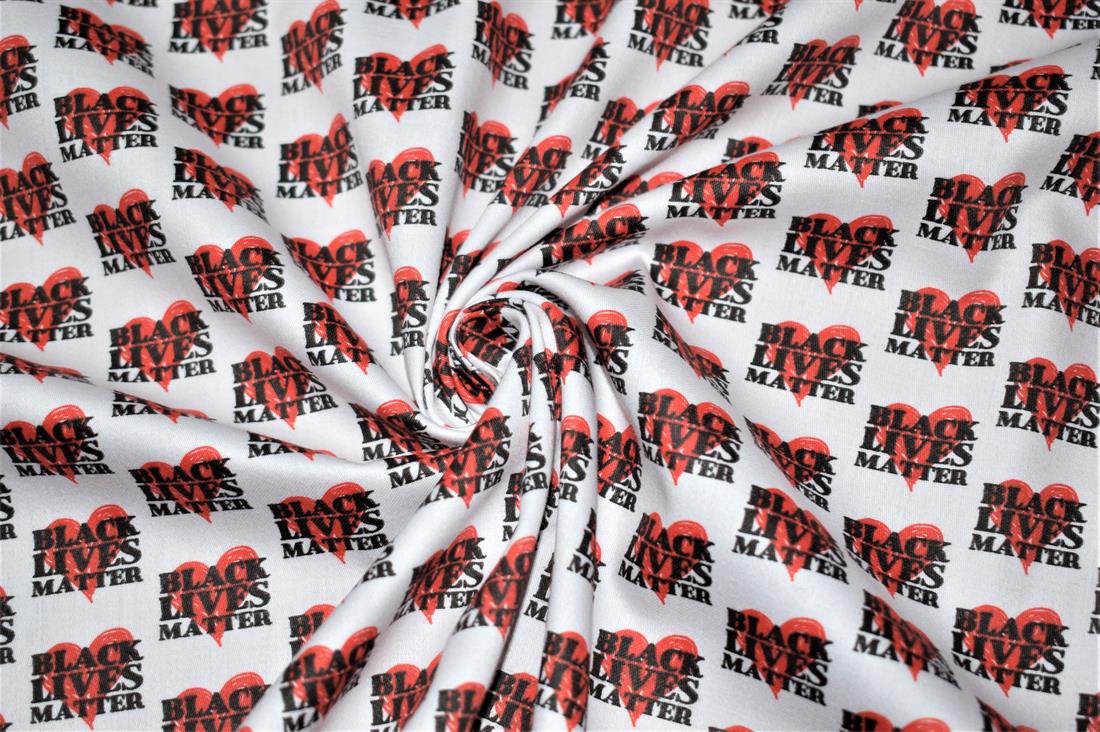 White Printed 100% Cotton Clearance