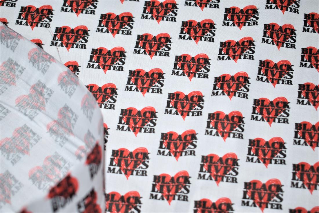 White Printed 100% Cotton Clearance