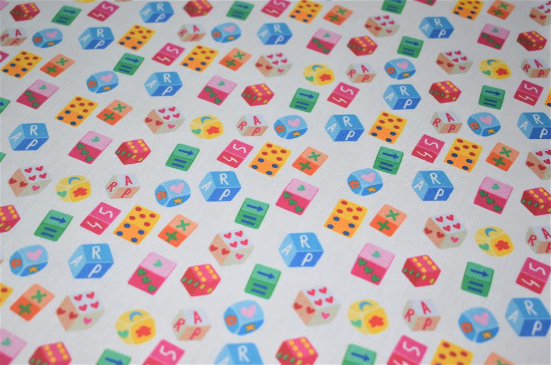 White Printed 100% Cotton Clearance