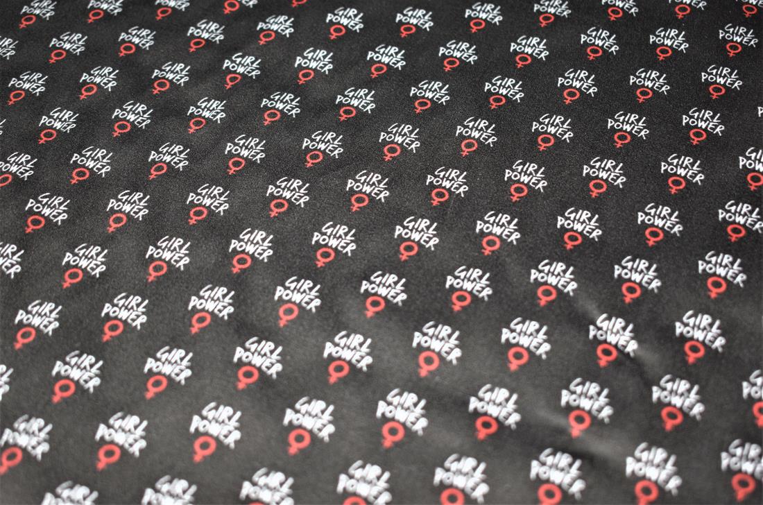 Black Printed 100% Cotton Clearance