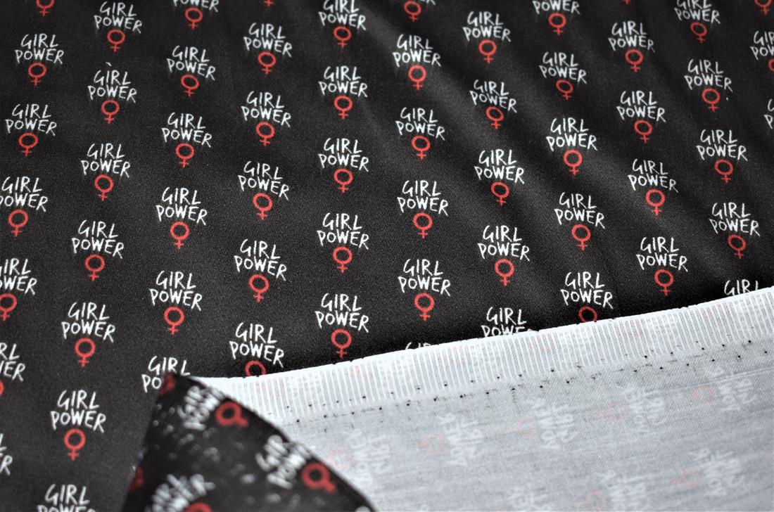 Black Printed 100% Cotton Clearance