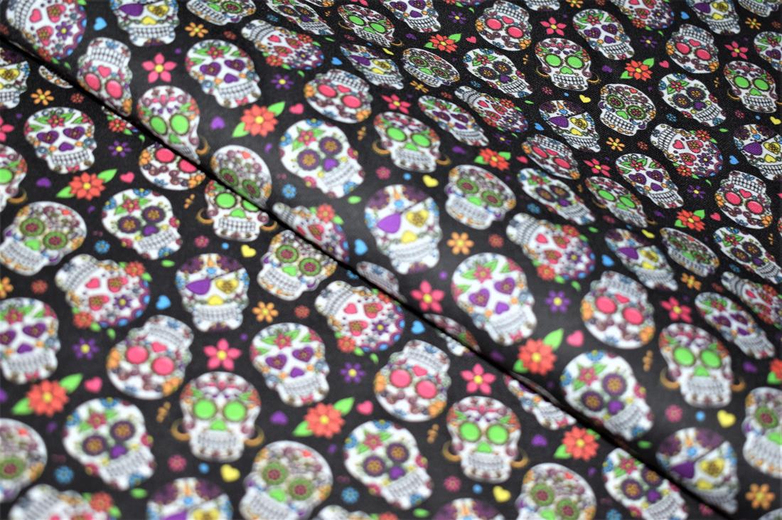 Black Printed 100% Cotton Clearance