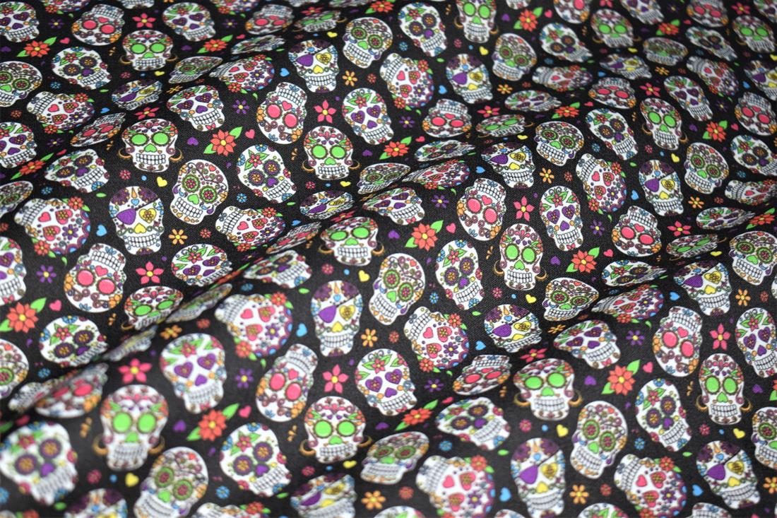 Black Printed 100% Cotton Clearance