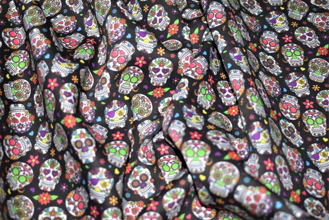 Black Printed 100% Cotton Clearance