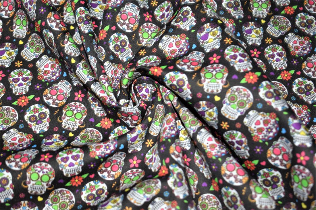 Black Printed 100% Cotton Clearance