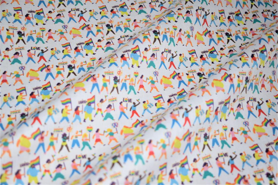 White Printed 100% Cotton Clearance