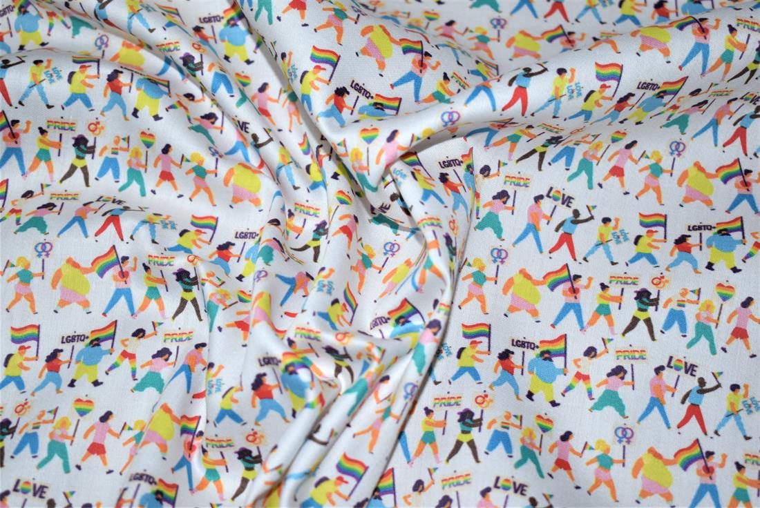 White Printed 100% Cotton Clearance