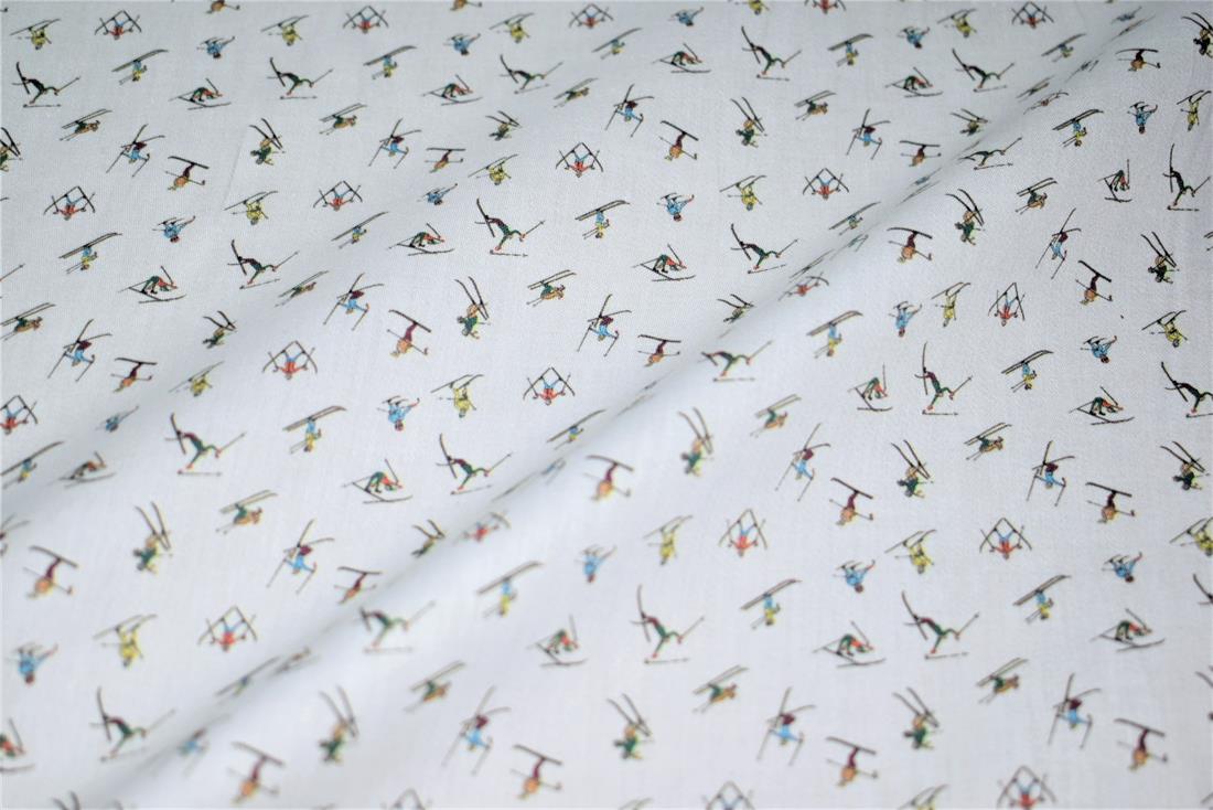 White Printed 100% Cotton Clearance