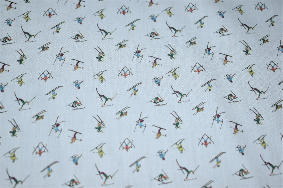 White Printed 100% Cotton Clearance
