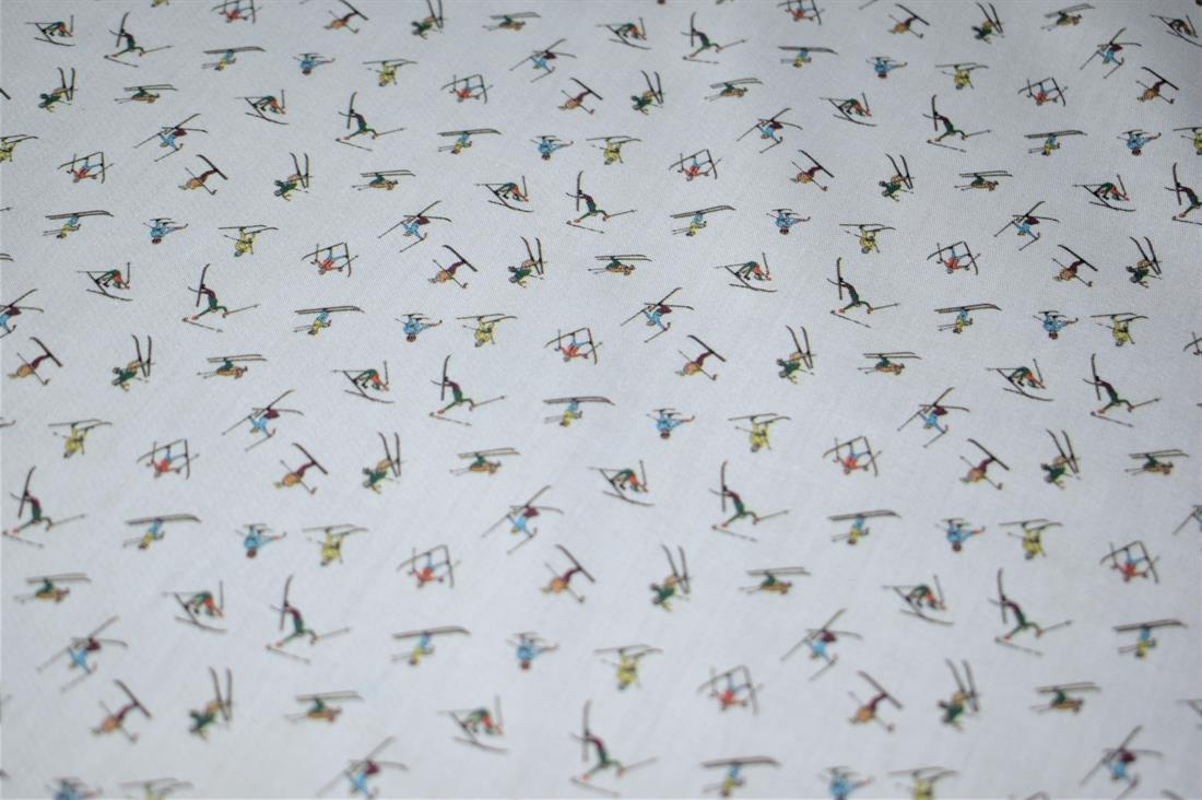White Printed 100% Cotton Clearance