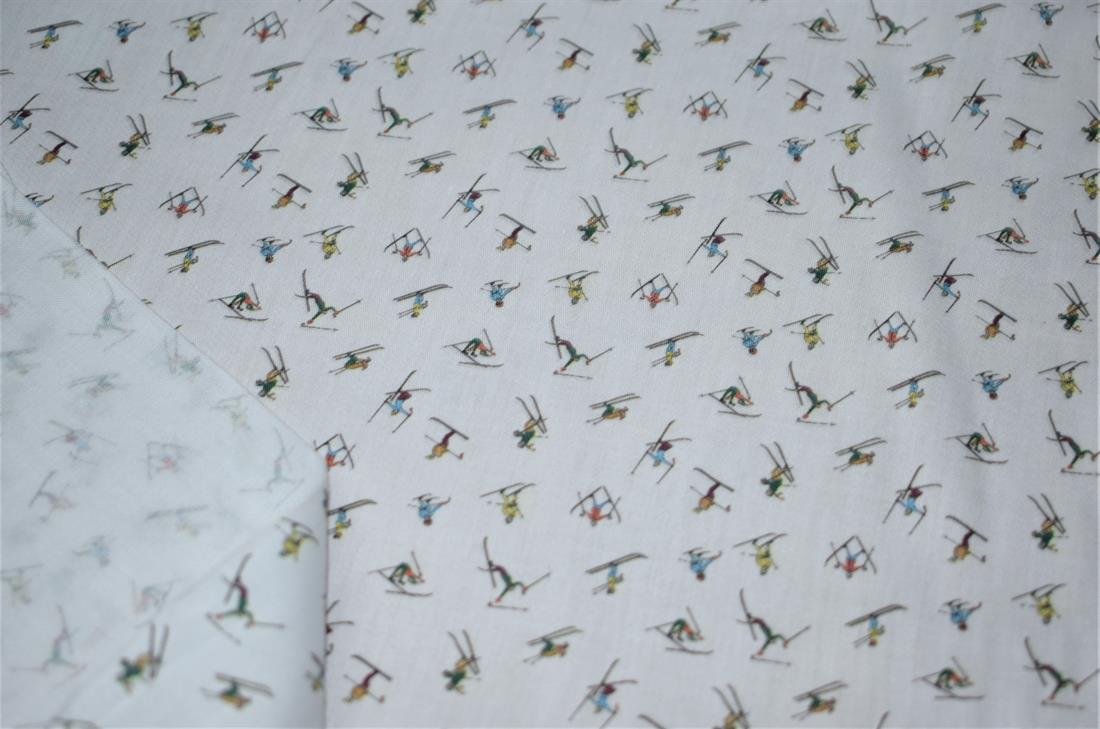 White Printed 100% Cotton Clearance