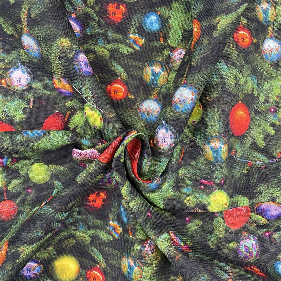 Christmas Baubles Fabric