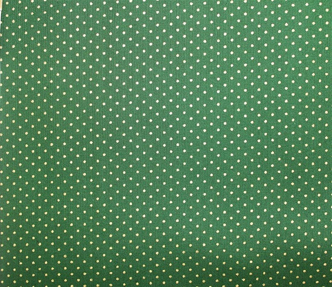 Metallic Pin Spot CottonChristmas Fabric