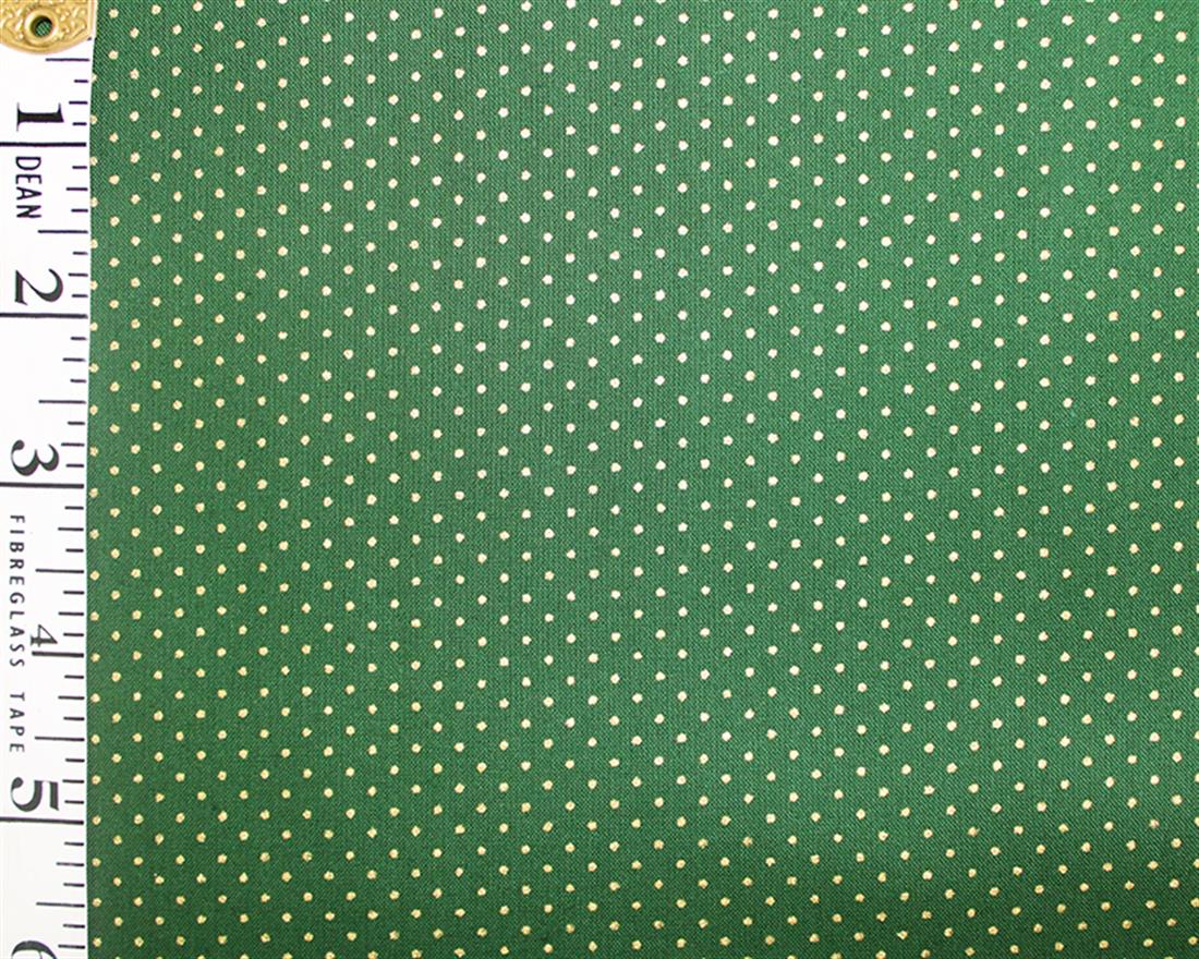 Metallic Pin Spot CottonChristmas Fabric