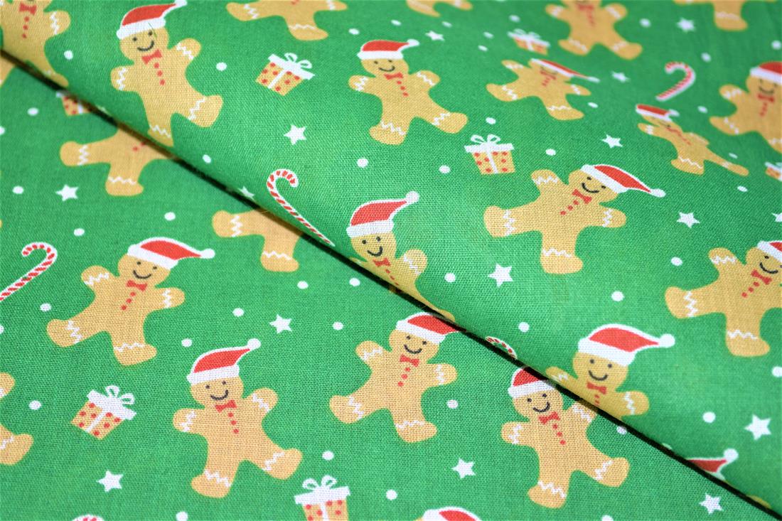 Gingerbread Men Fabric