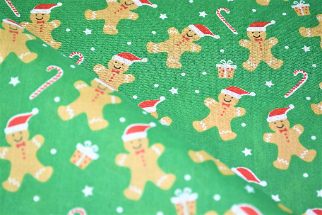 Gingerbread Men Fabric