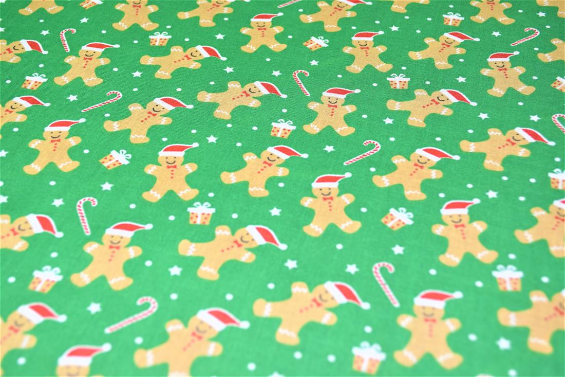 Gingerbread Men Fabric