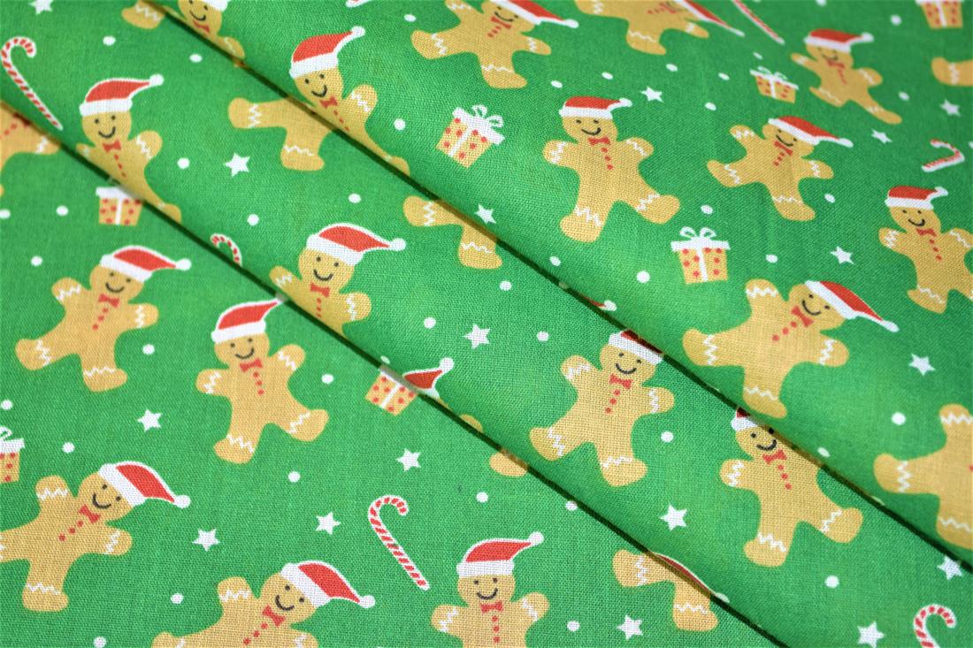 Gingerbread Men Fabric