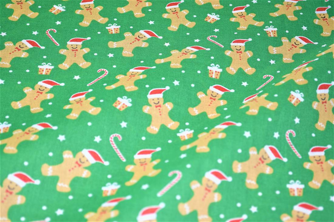 Gingerbread Men Fabric