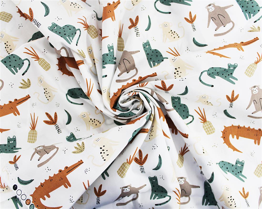 Cheeky Monkey Cotton Poplin