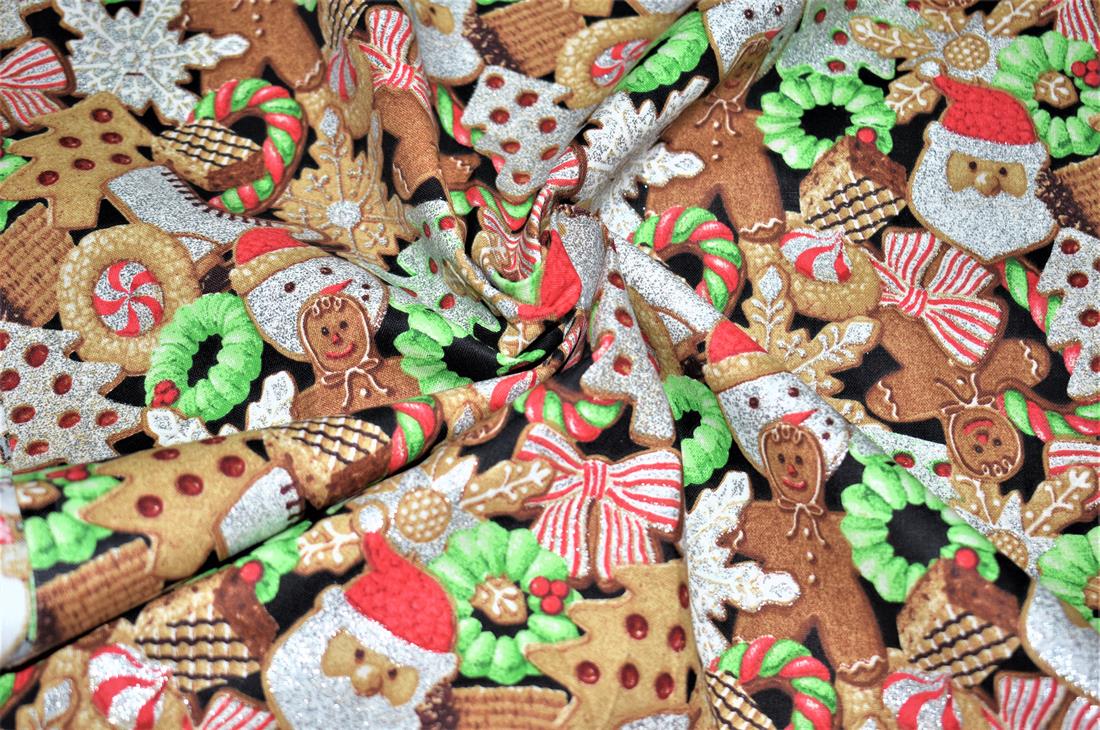 Printed Christmas 100% Cotton Fabric