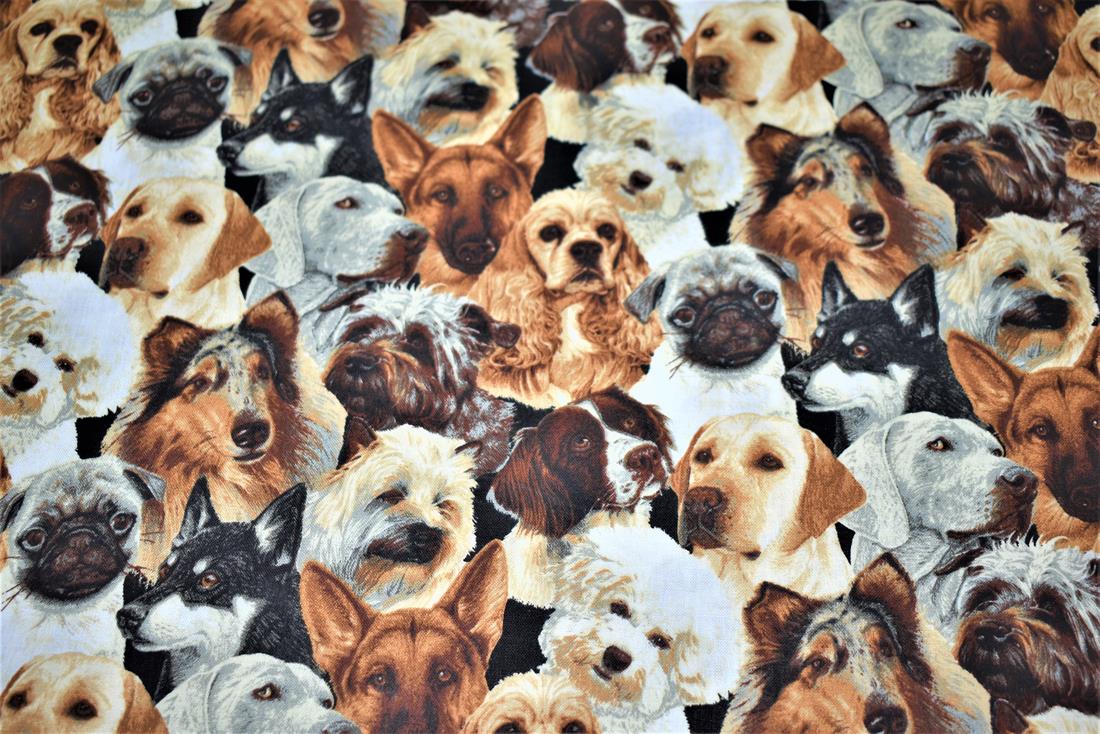Brown Printed 100% Cotton Fabric