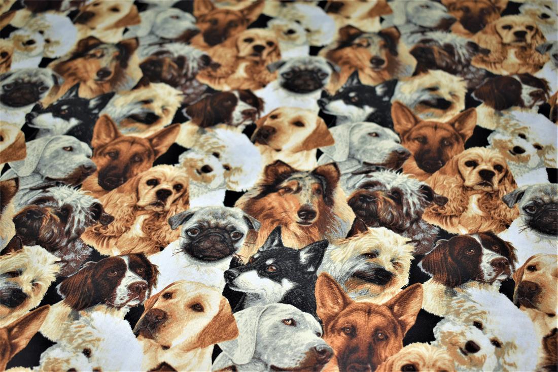 Brown Printed 100% Cotton Fabric