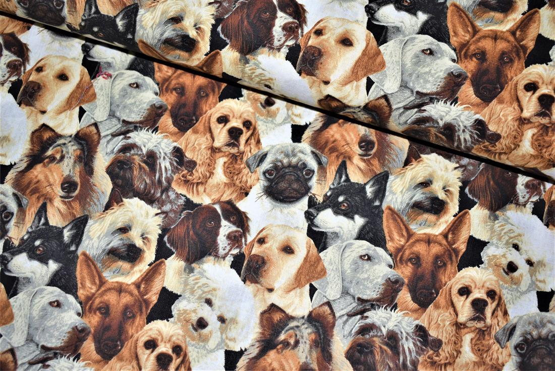 Brown Printed 100% Cotton Fabric
