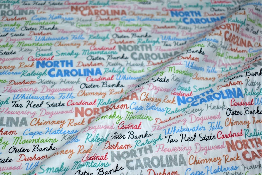 White Printed 100% Cotton Fabric