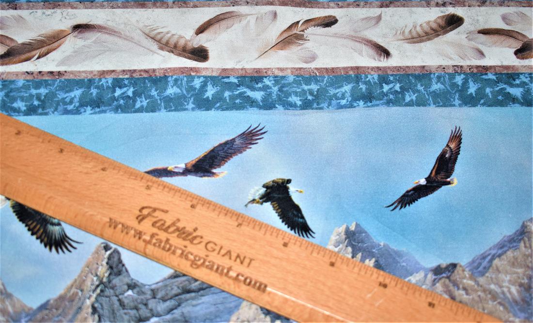 Blue Printed 100% Cotton Fabric