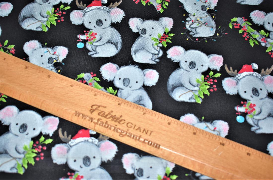 Black Printed 100% Cotton Fabric