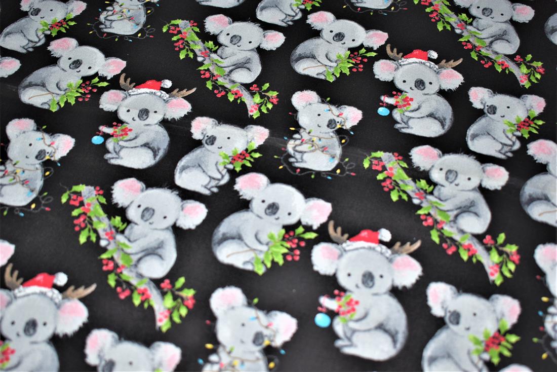 Black Printed 100% Cotton Fabric