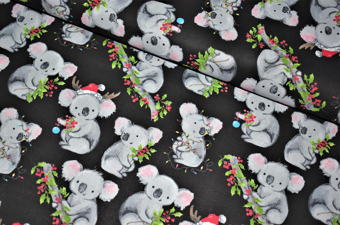 Black Printed 100% Cotton Fabric