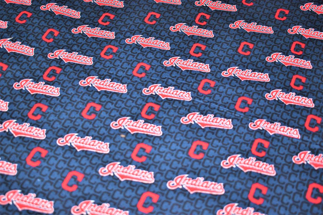 Navy Printed 100% Cotton Fabric