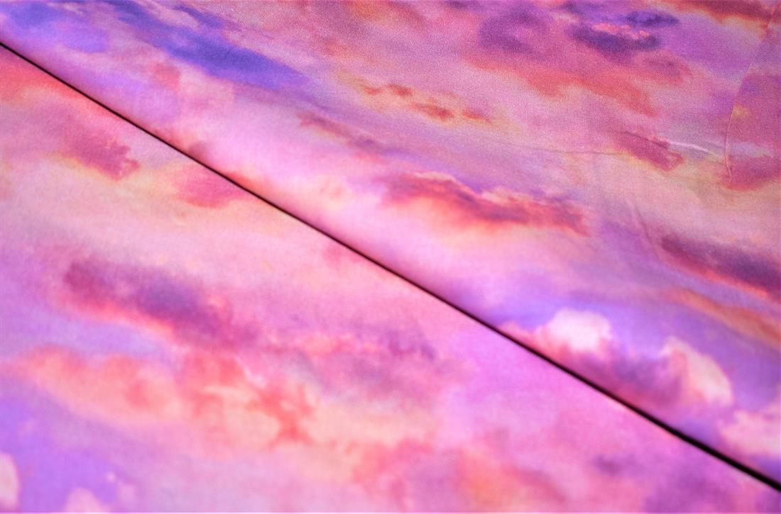 Pink Printed 100% Cotton Fabric