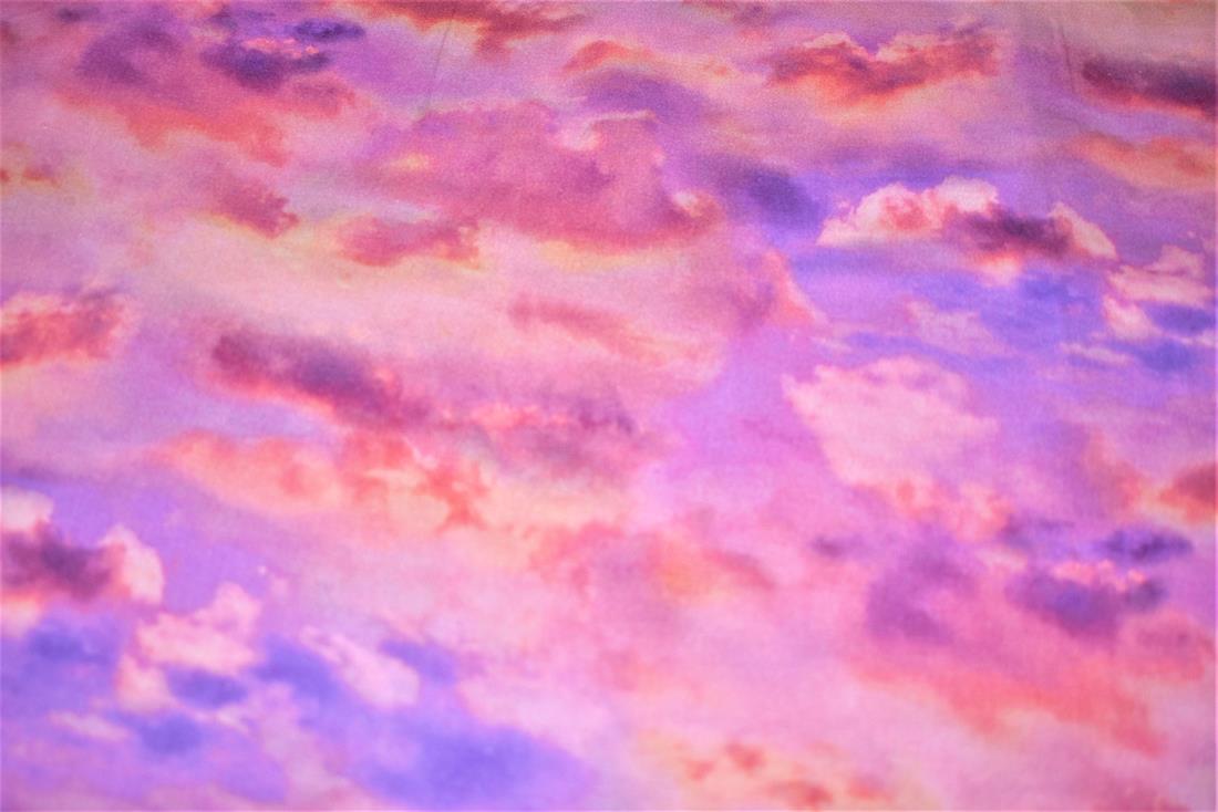 Pink Printed 100% Cotton Fabric