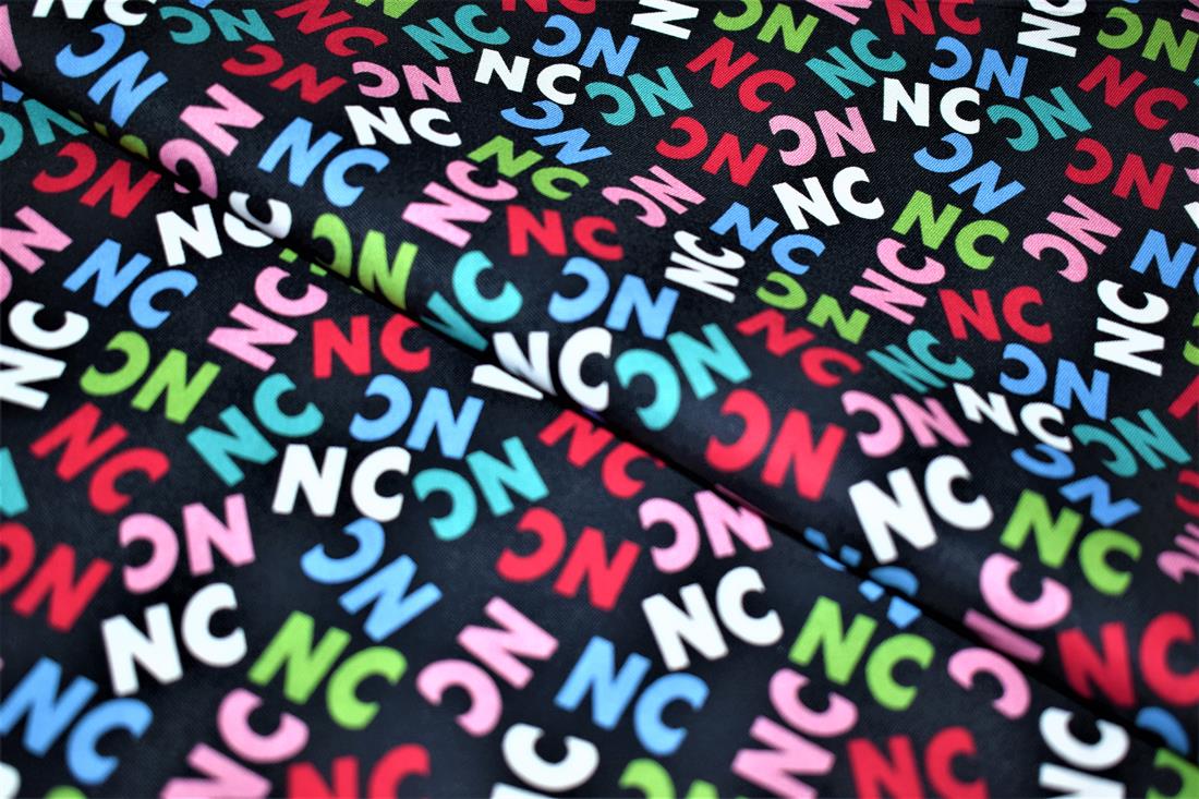 Black Printed 100% Cotton Fabric