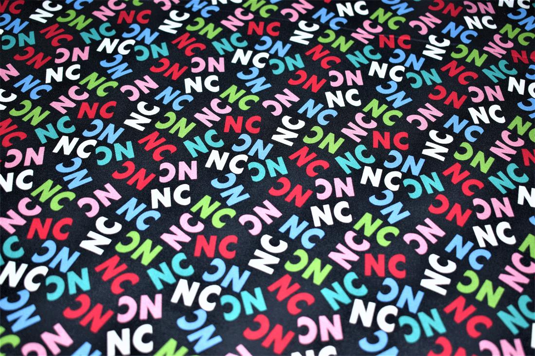 Black Printed 100% Cotton Fabric