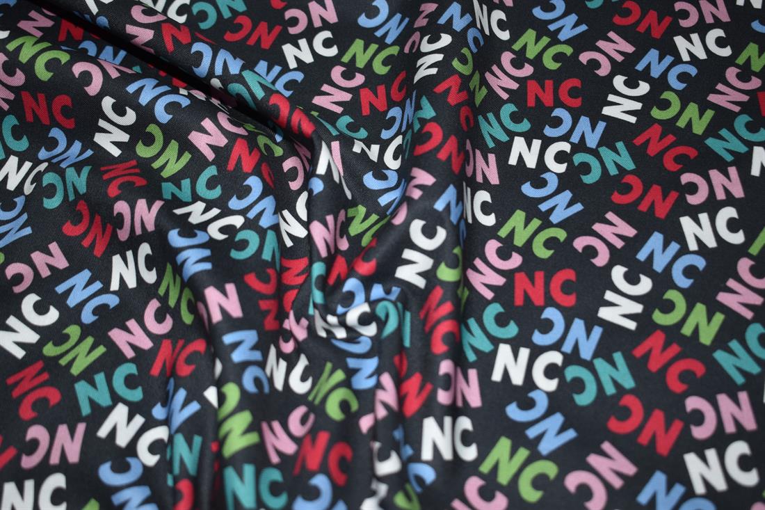 Black Printed 100% Cotton Fabric